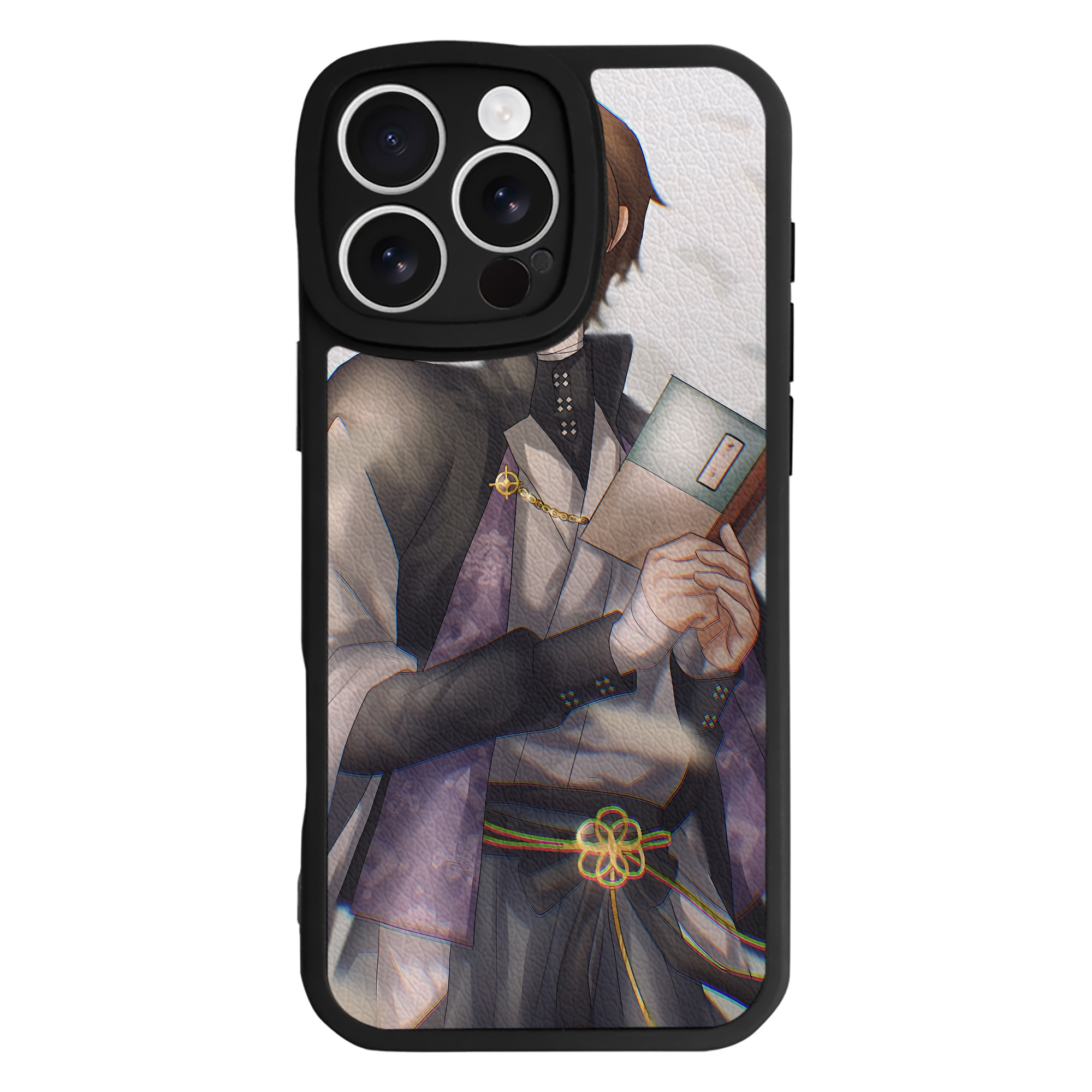 （画像用） 文豪ストレイドッグス Bungo Stray Dogs 【iPhone 16シリーズ対応】シリコンスマホケース（レザー調） 材質：シリコン